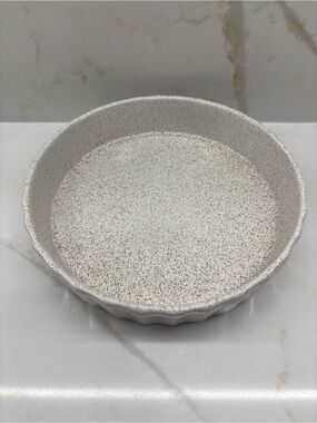 Vintage Blue Mountain Pottery BMP Speckled Stoneware Tart Quiche Dish Canada